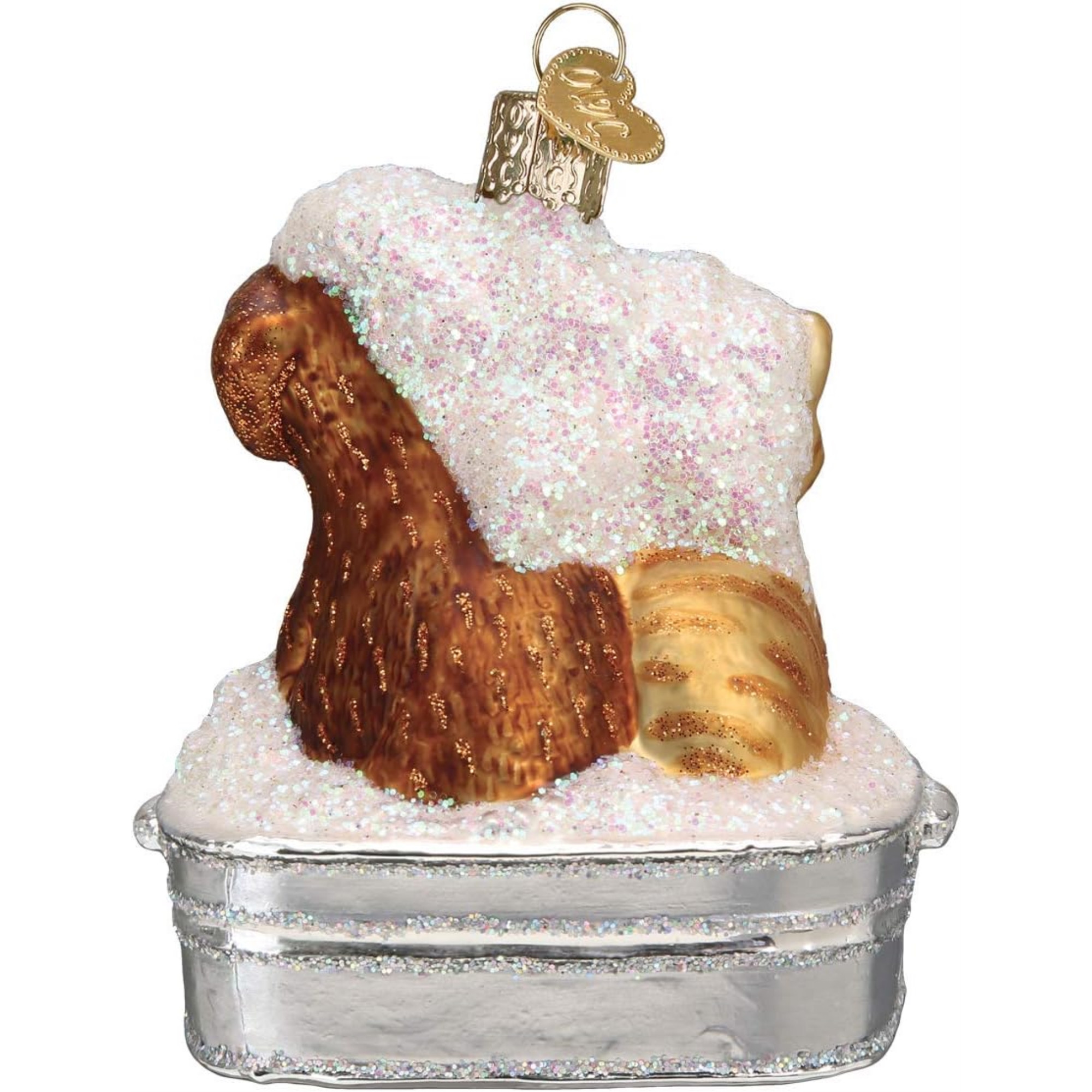 Old World Christmas Glass Blown Ornament for Christmas Tree, Bubble Bath Buddies