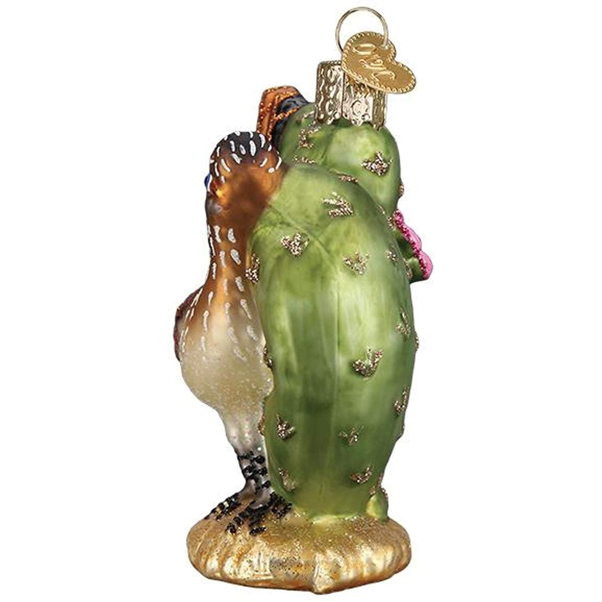 Old World Christmas Glass Blown Ornament for Christmas Tree, Roadrunner