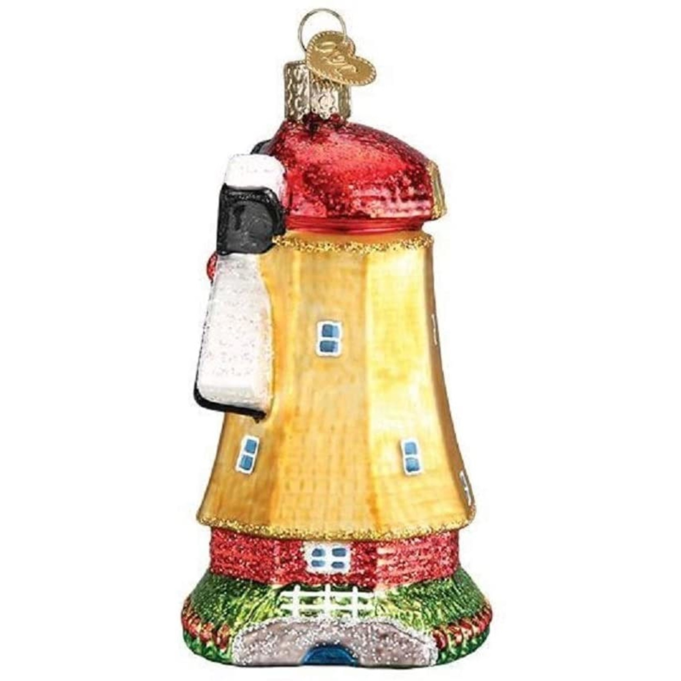 Old World Christmas Blown Glass Ornament for Christmas Tree, Windmill