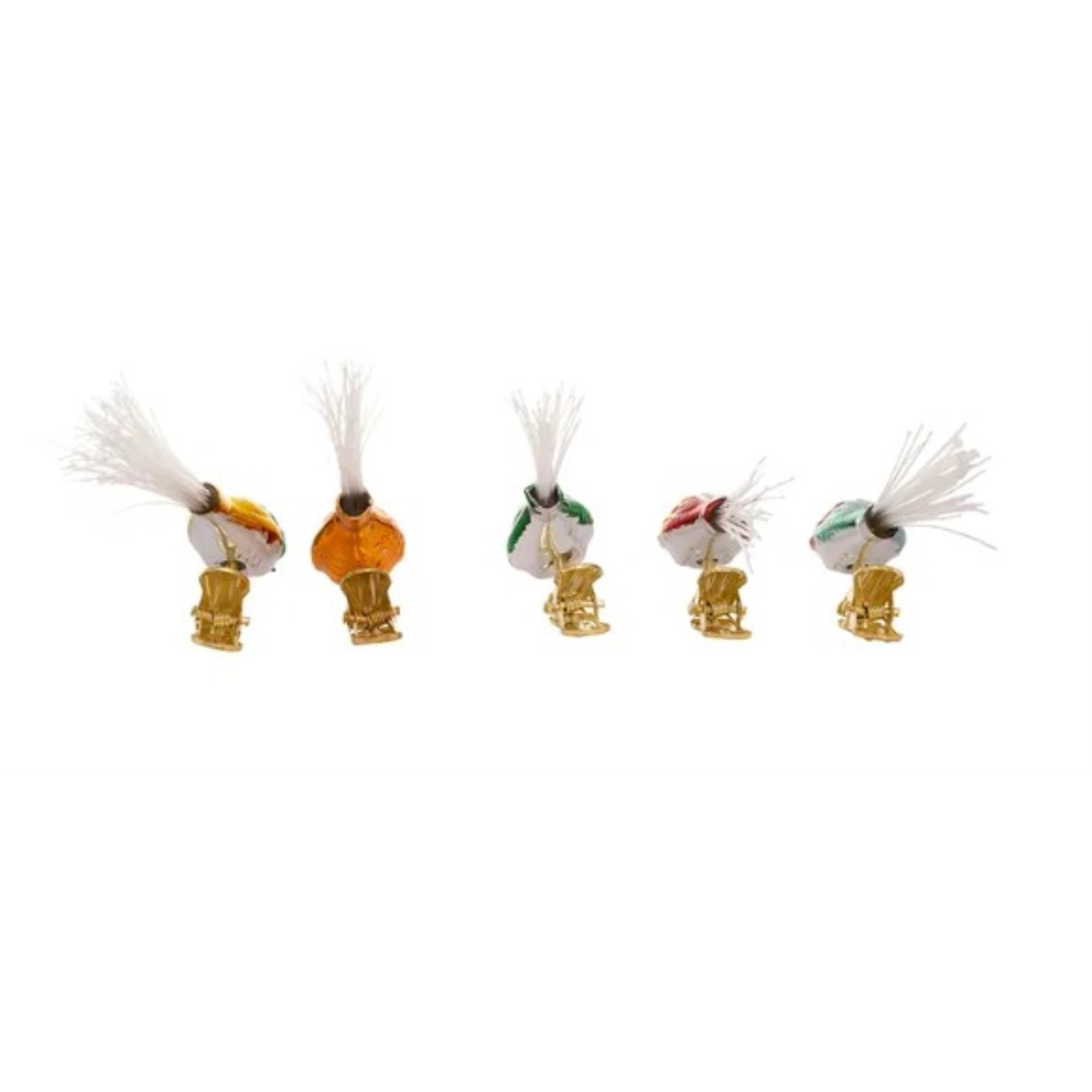Kurt Adler Glass Clip-On Ornaments for Christmas Tree, Early Years Assorted Birds (Set of 5) Kurt Adler Glass Clip-On Ornaments for Christmas Tree, Early Years Assorted Birds (Set of 5)