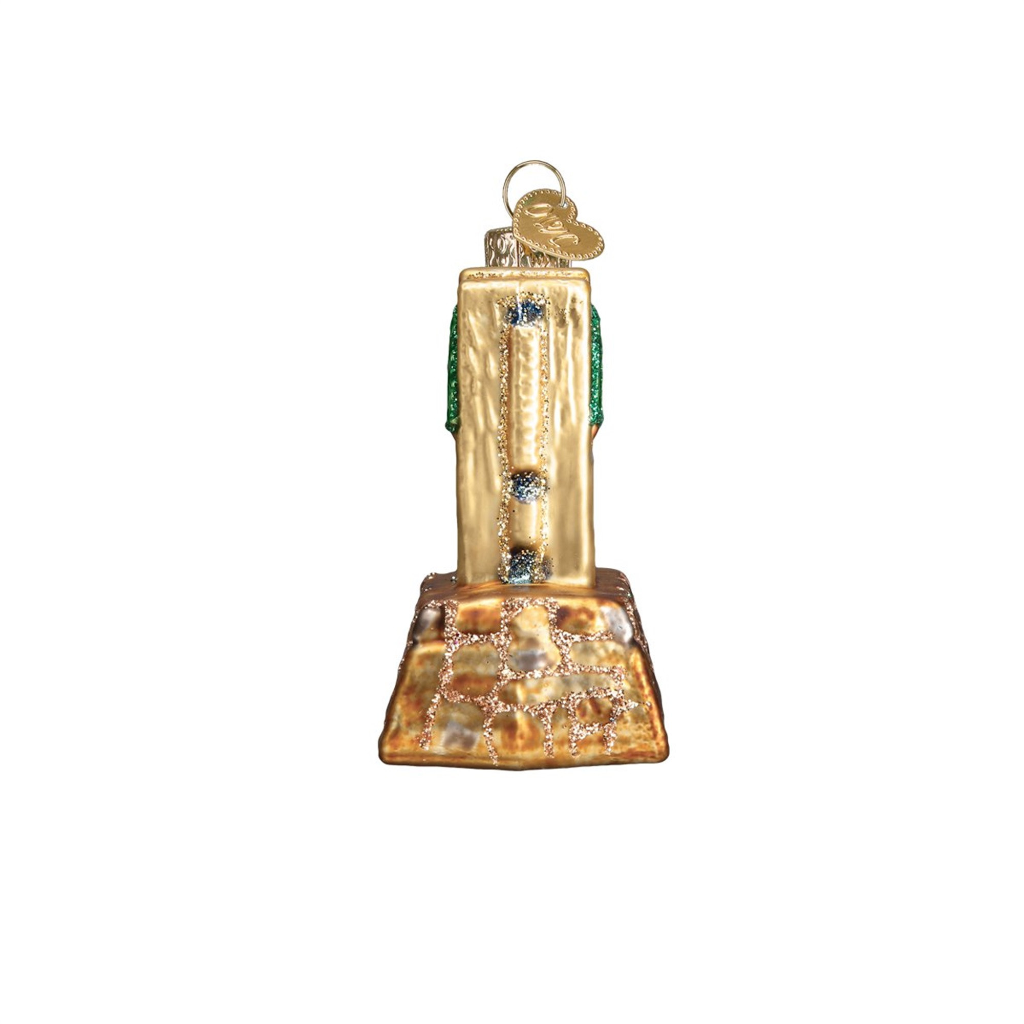 Old World Christmas Glass Blown Ornament, Rocky Mountain National Park (With OWC Gift Box)