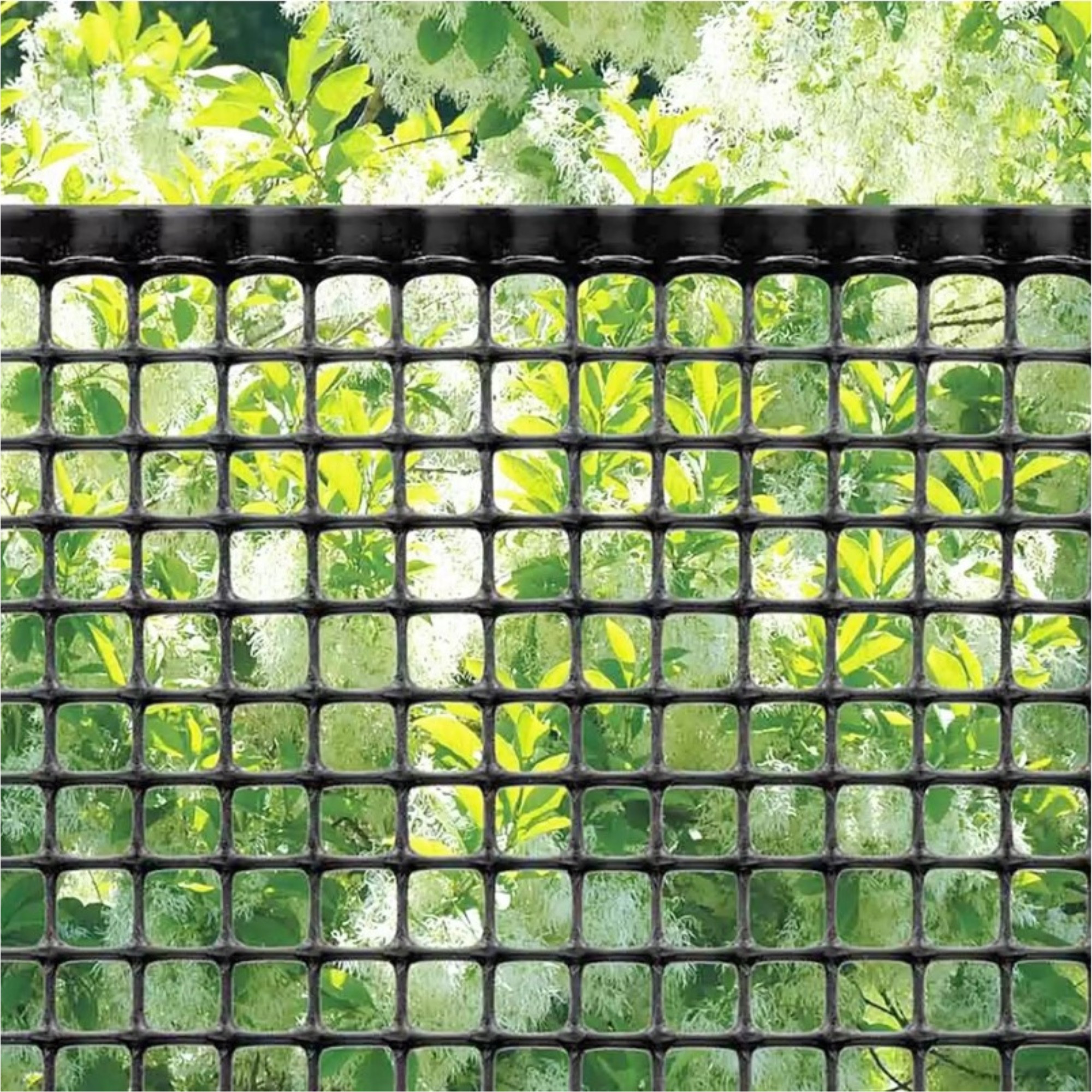 Tenax Hardware Mesh Net Trellis Roll, Black, 2ft x 15ft