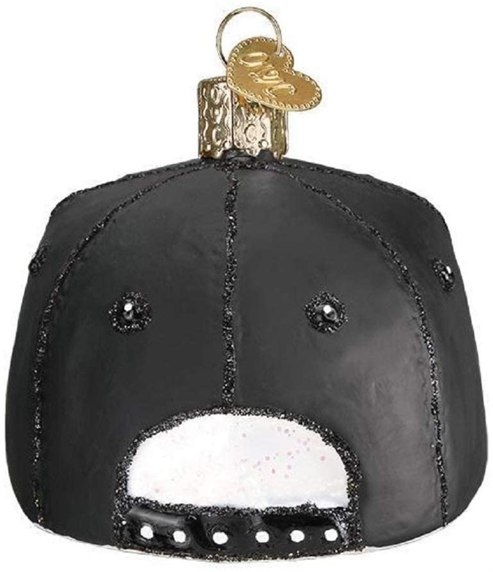 Old World Christmas Glass Blown Ornament for Christmas Tree, Veteran’s Cap