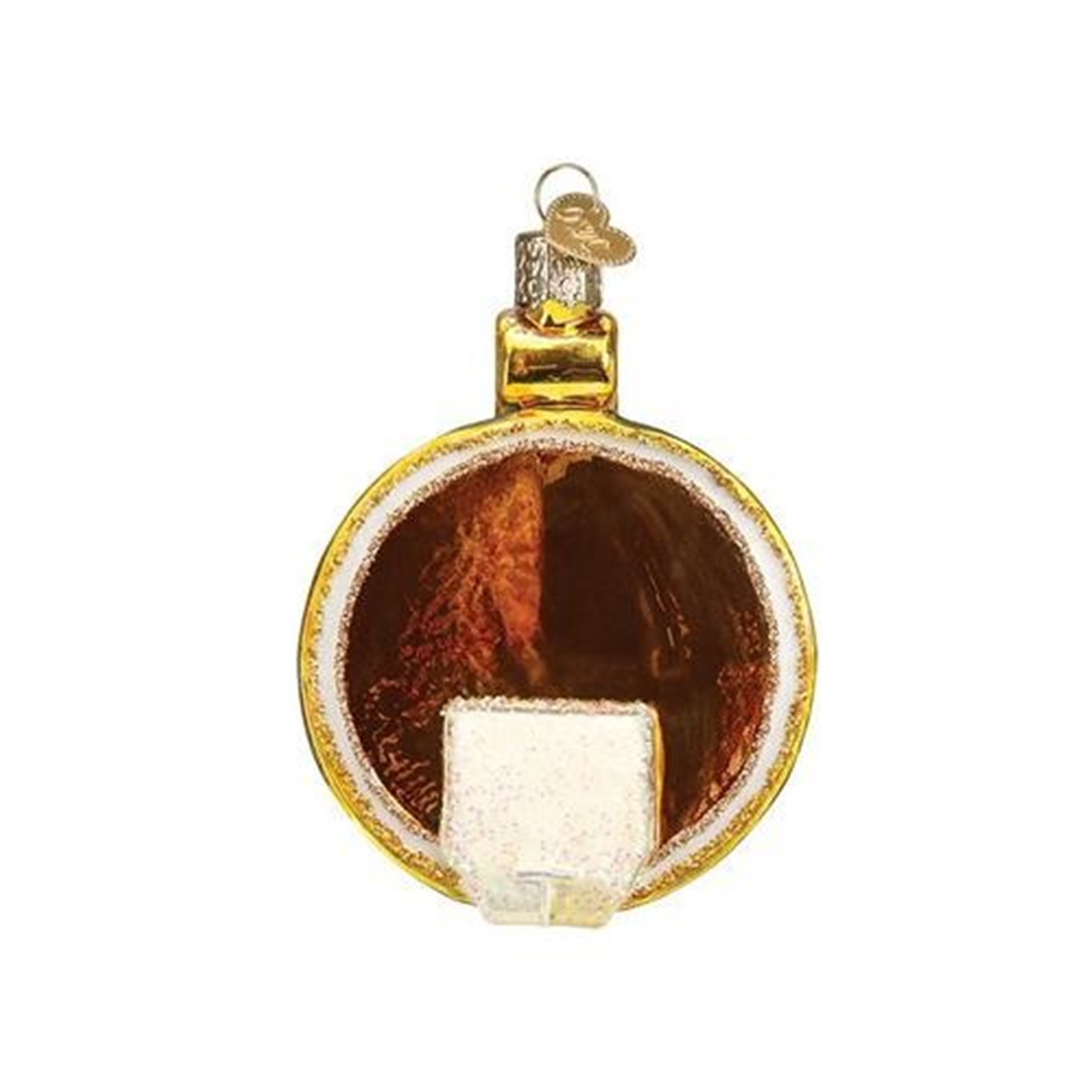 Old World Christmas Glass Blown Ornament For Christmas Tree, Cup of Tea (With OWC Gift Box)