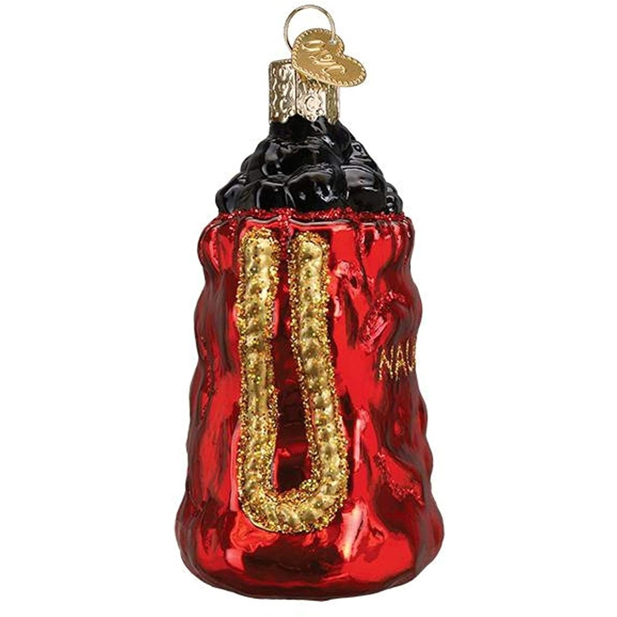 Old World Christmas Blown Glass Ornament for Christmas Tree, Bag of Coal