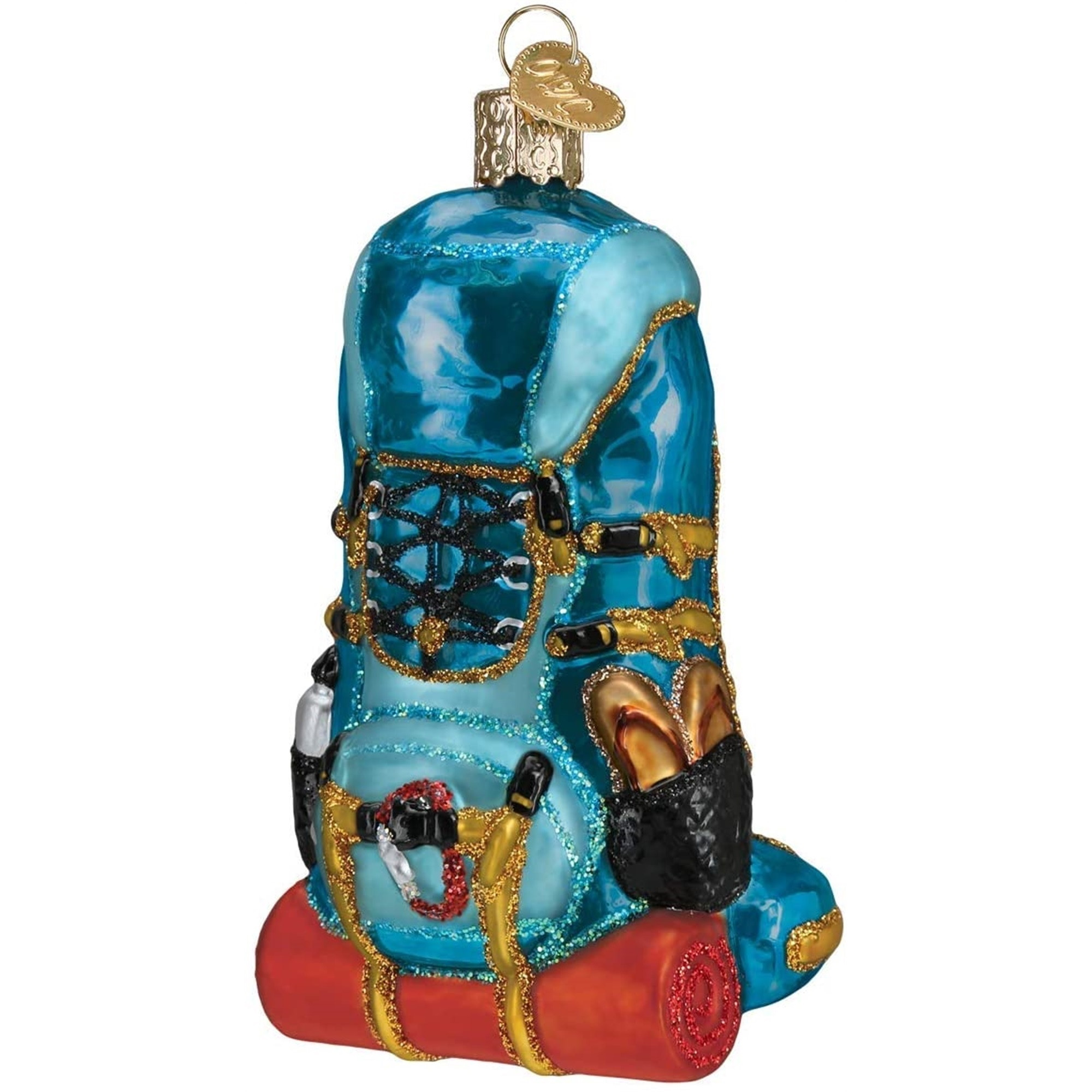 Old World Christmas Blown Glass Ornament for Christmas Tree, Hiking ...