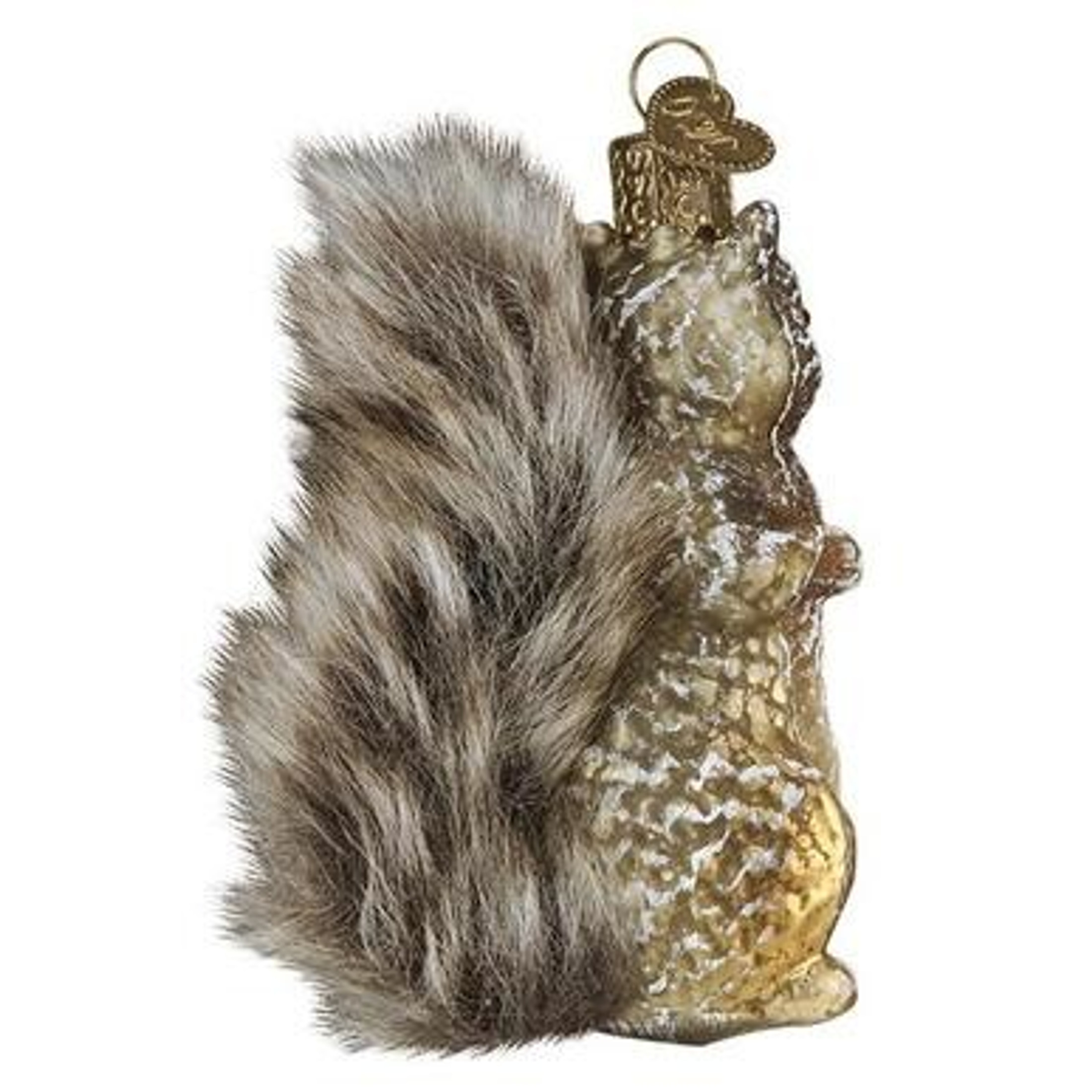 Old World Christmas Glass Blown Ornament, Vintage Squirrel (With OWC Gift Box)