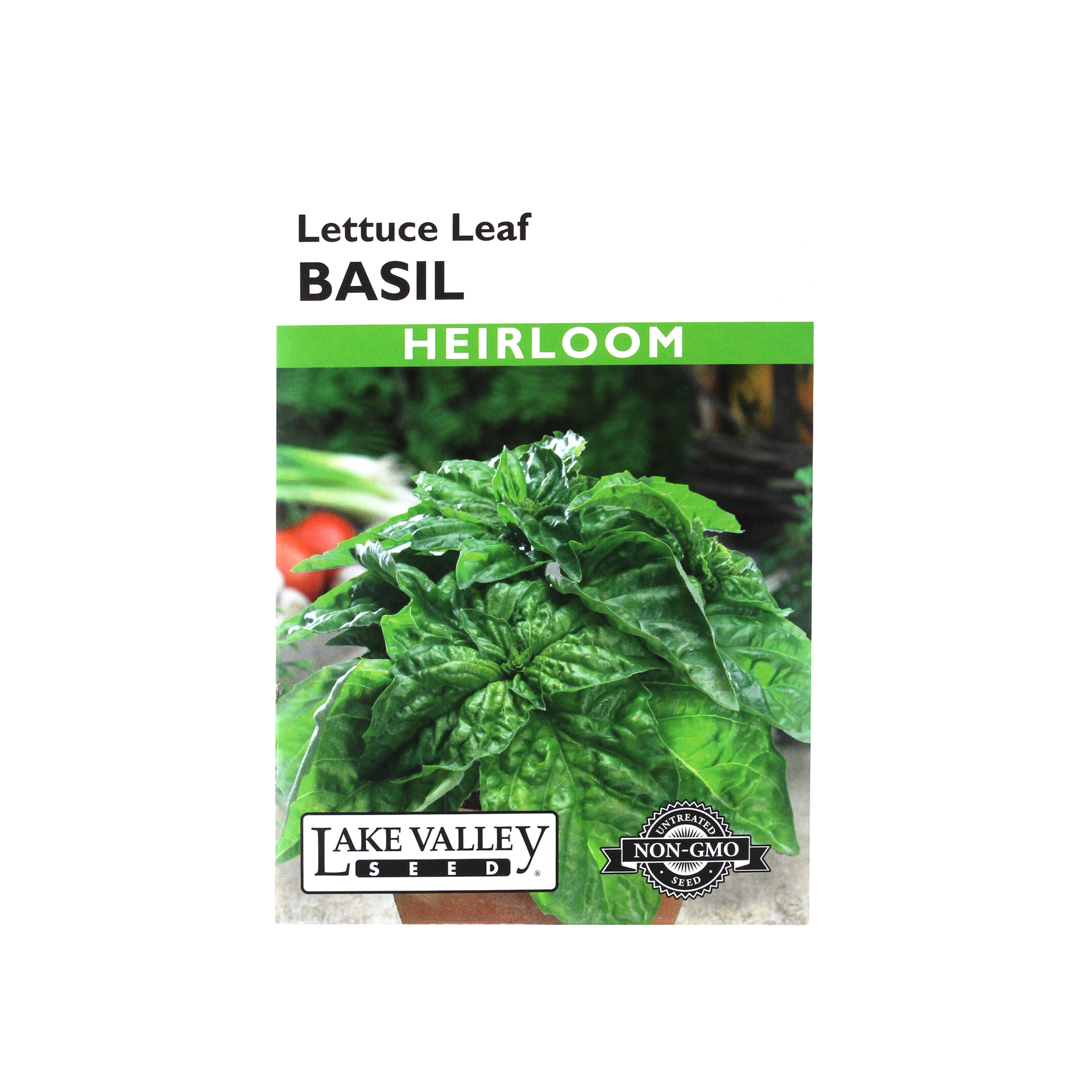 Lake Valley Seed Lettuce Leaf Basil Herb, 0.3g