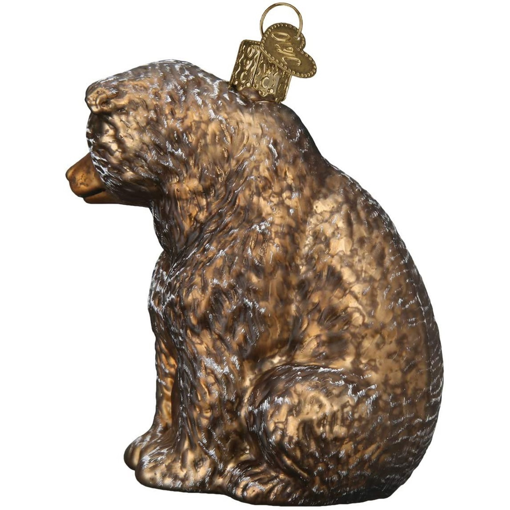 Old World Christmas Blown Glass Ornament for Christmas Tree, Vintage Bear