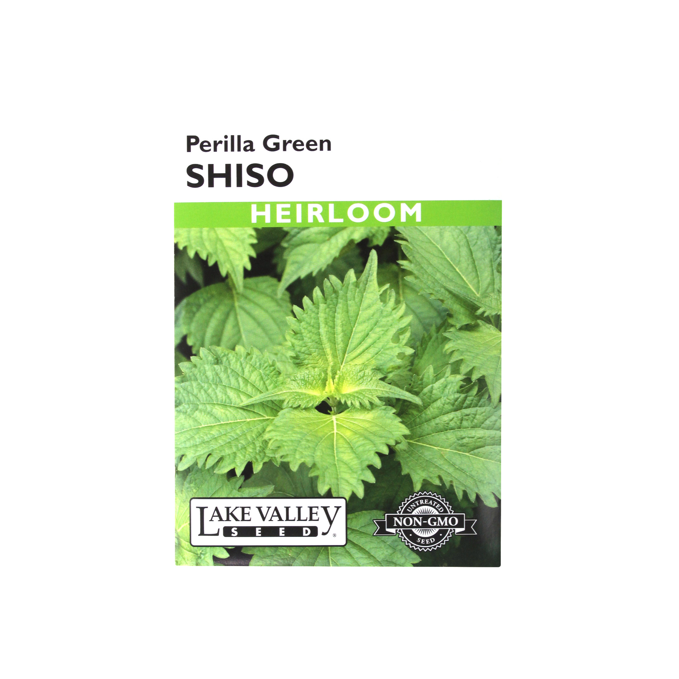 Lake Valley Seed Shiso Perilla Green Heirloom Culinary Plant, 0.20g