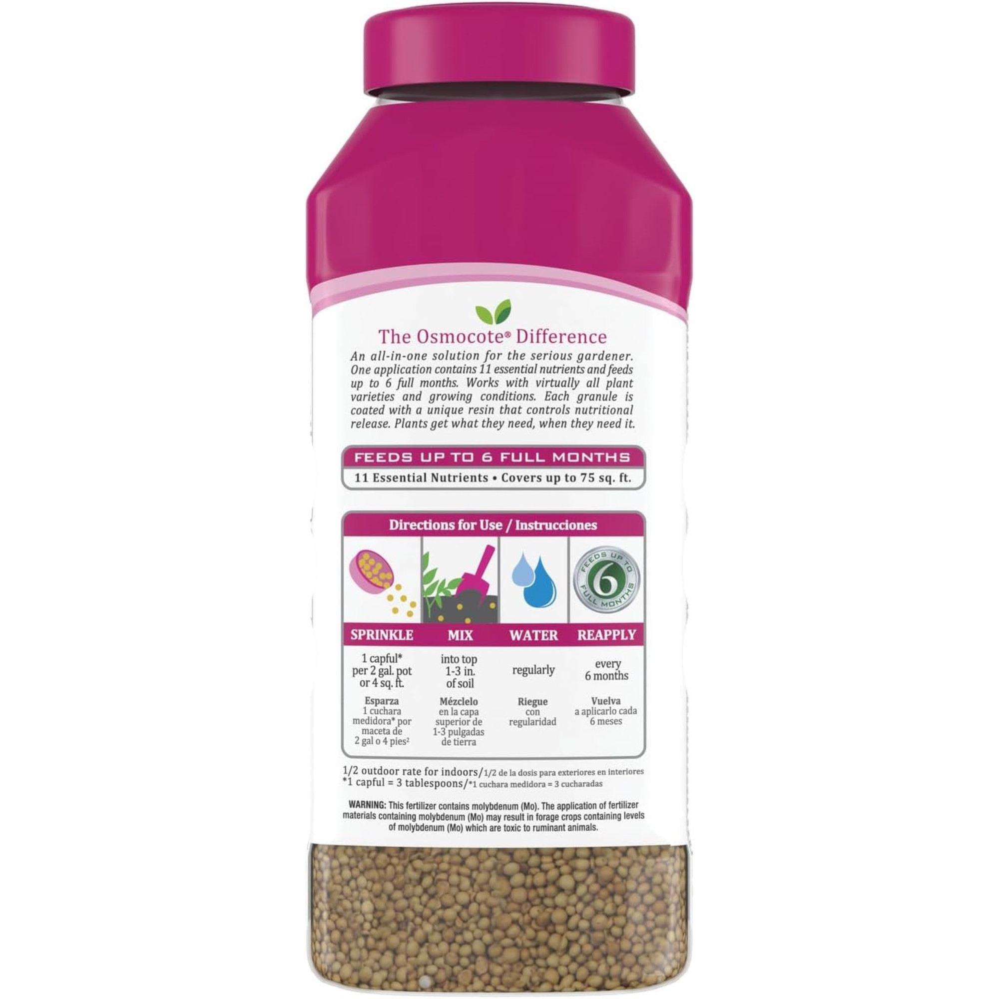 Osmocote Plus Outdoor and Indoor Smart-Release Plant Food, 2 Lb