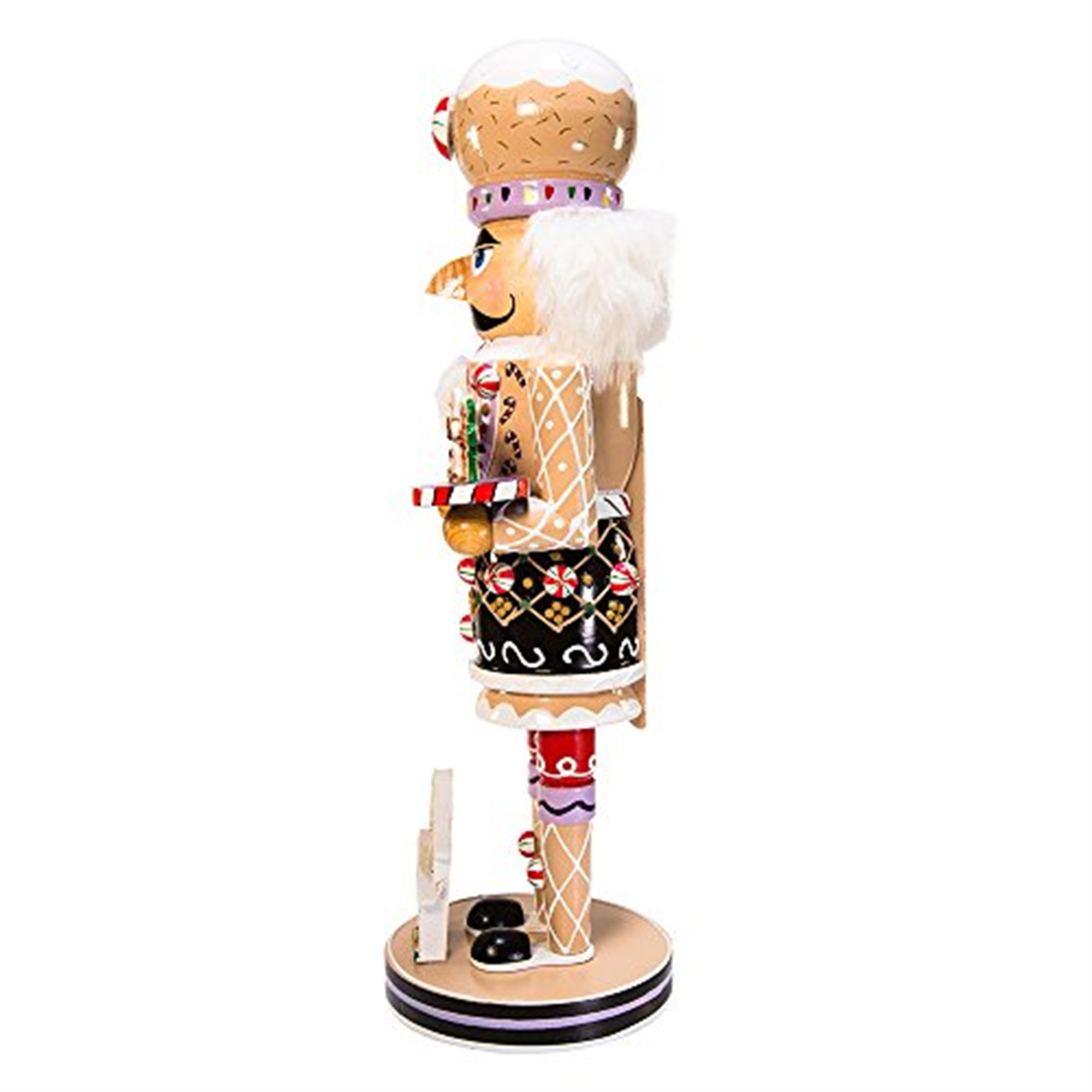 Kurt Adler Wooden Gingerbread Christmas Nutcracker, 16"