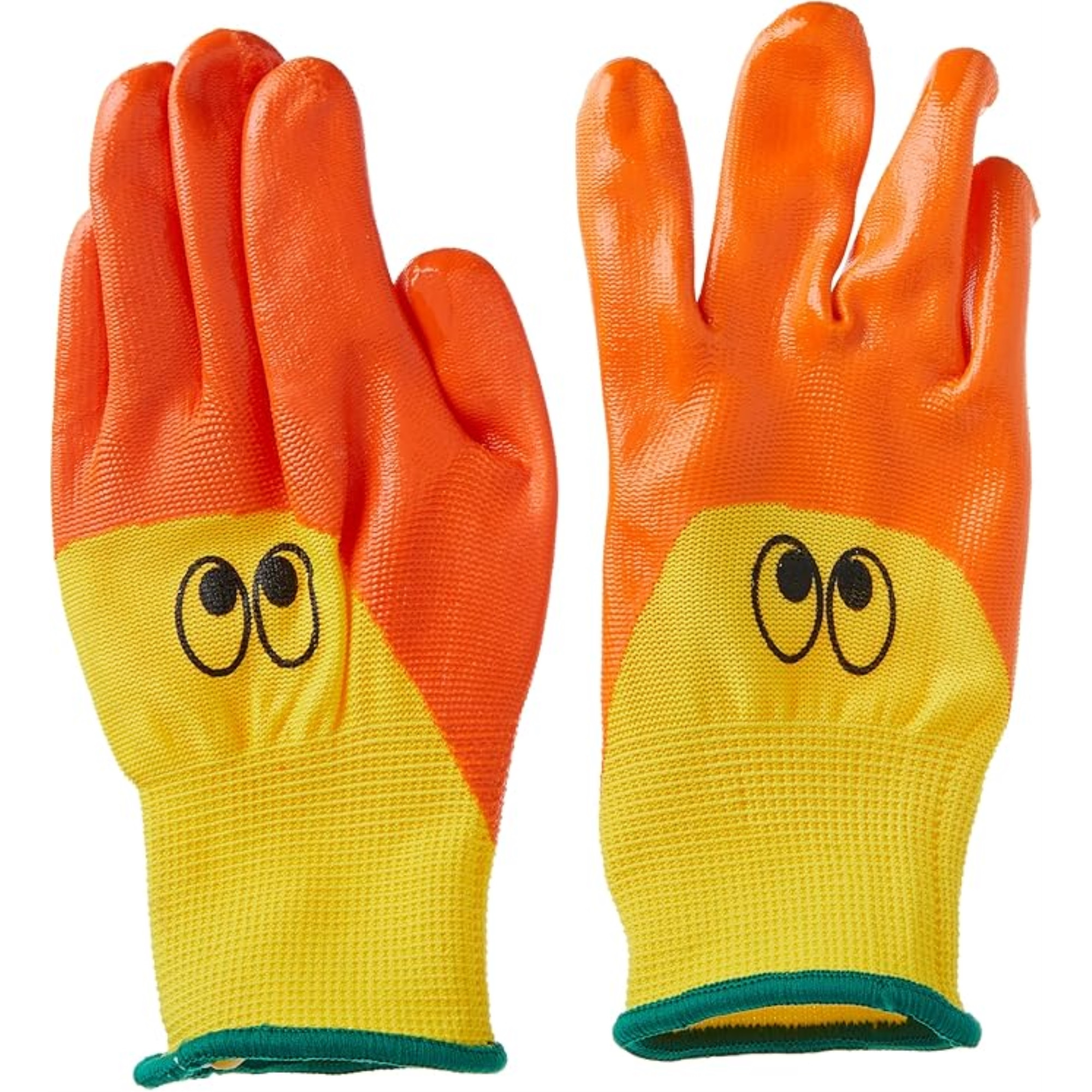 Atlas Glove Ducky Gloves for Kids, One Size Fits Ages 3 to 8 - Yellow/Orange