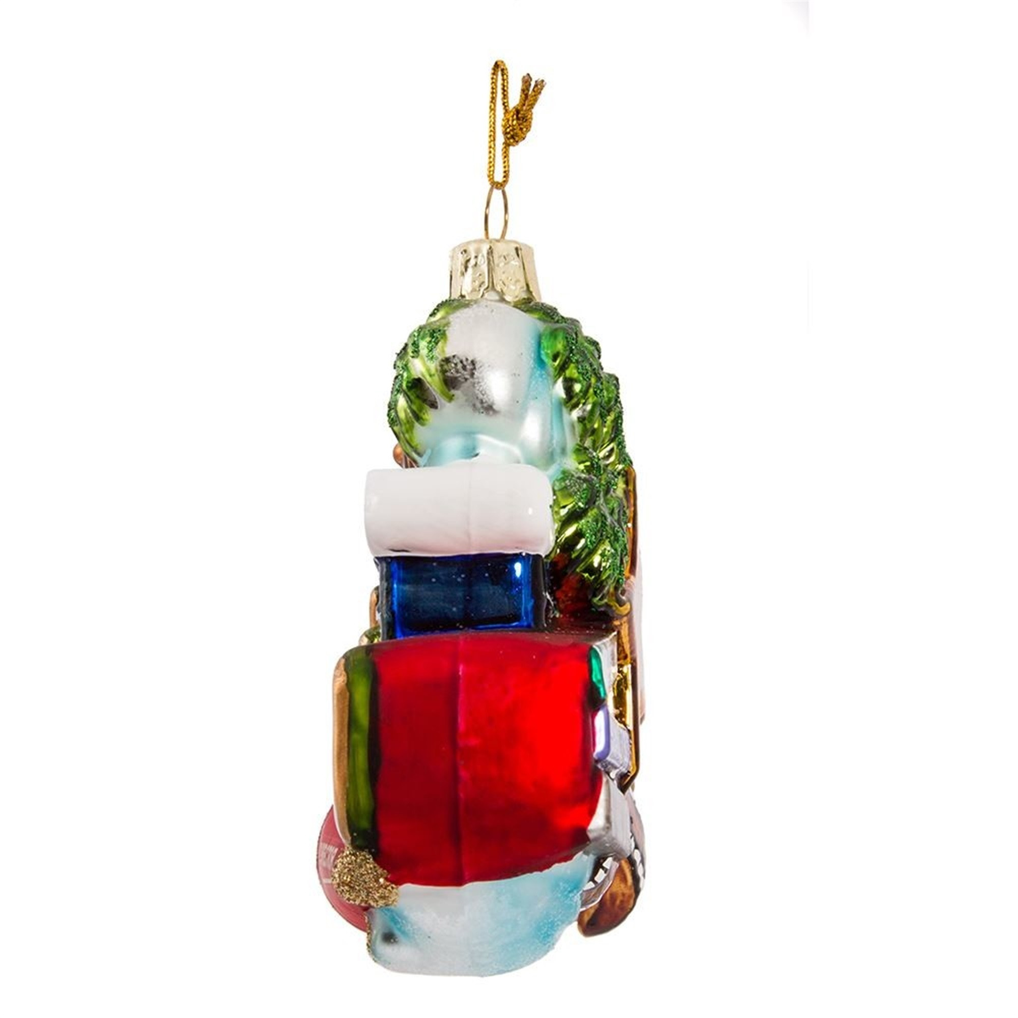 Kurt Adler Glass Hollywood Sign Ornament, 5-Inch