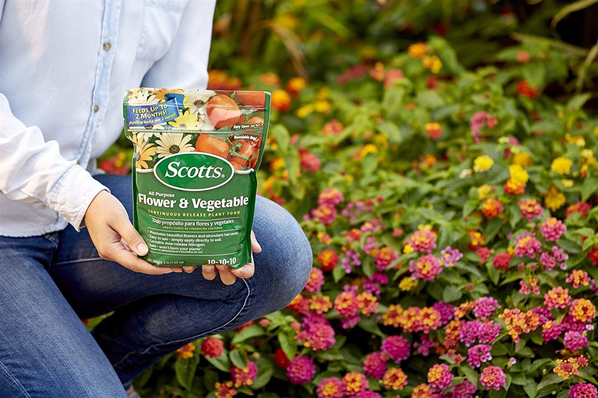 Scotts All Purpose Continuous Release Flower and Vegetable Plant Food, 3lb