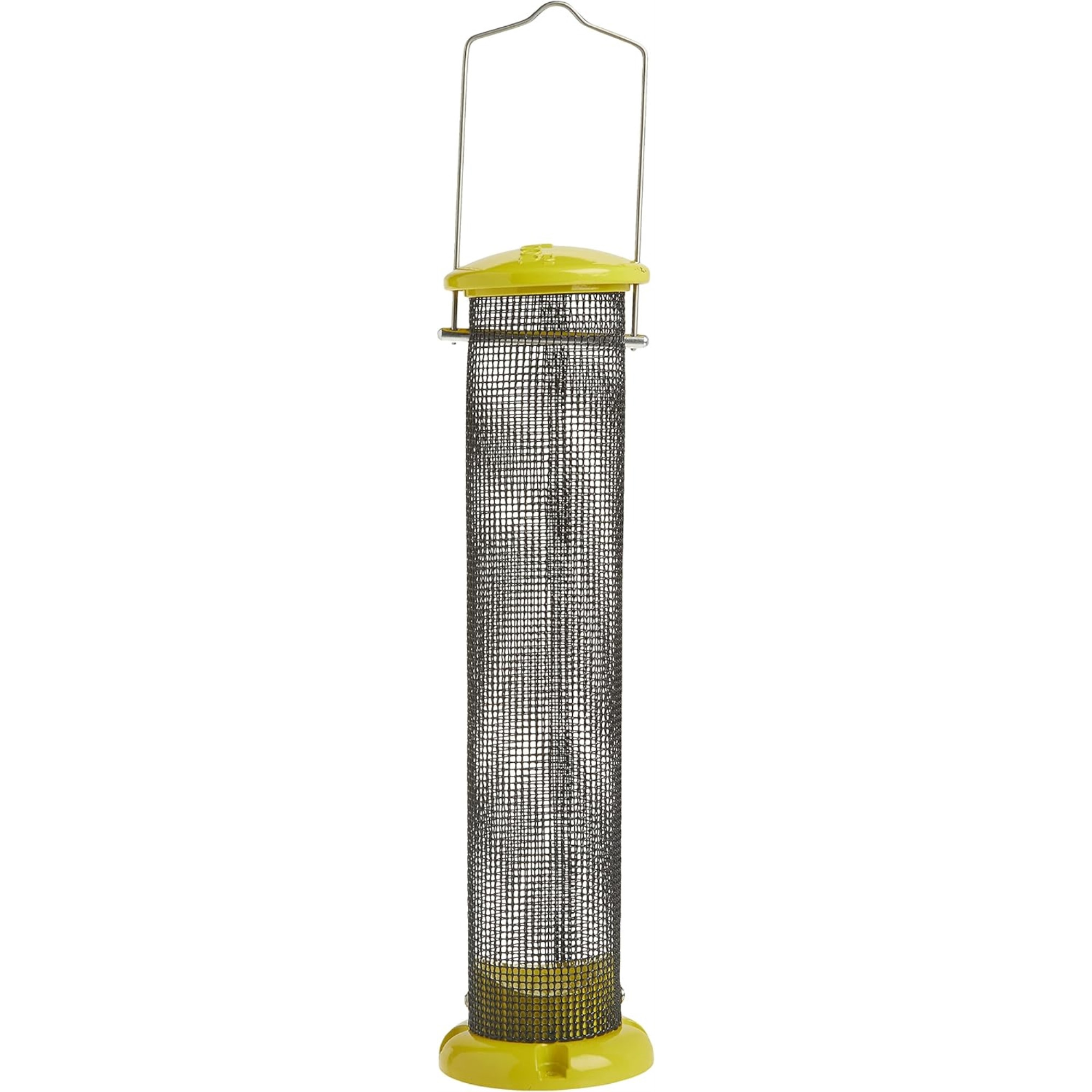 Woodlink Aluminum Finch Screen Tube Wild Bird Feeder, 1lb Seed Capacity