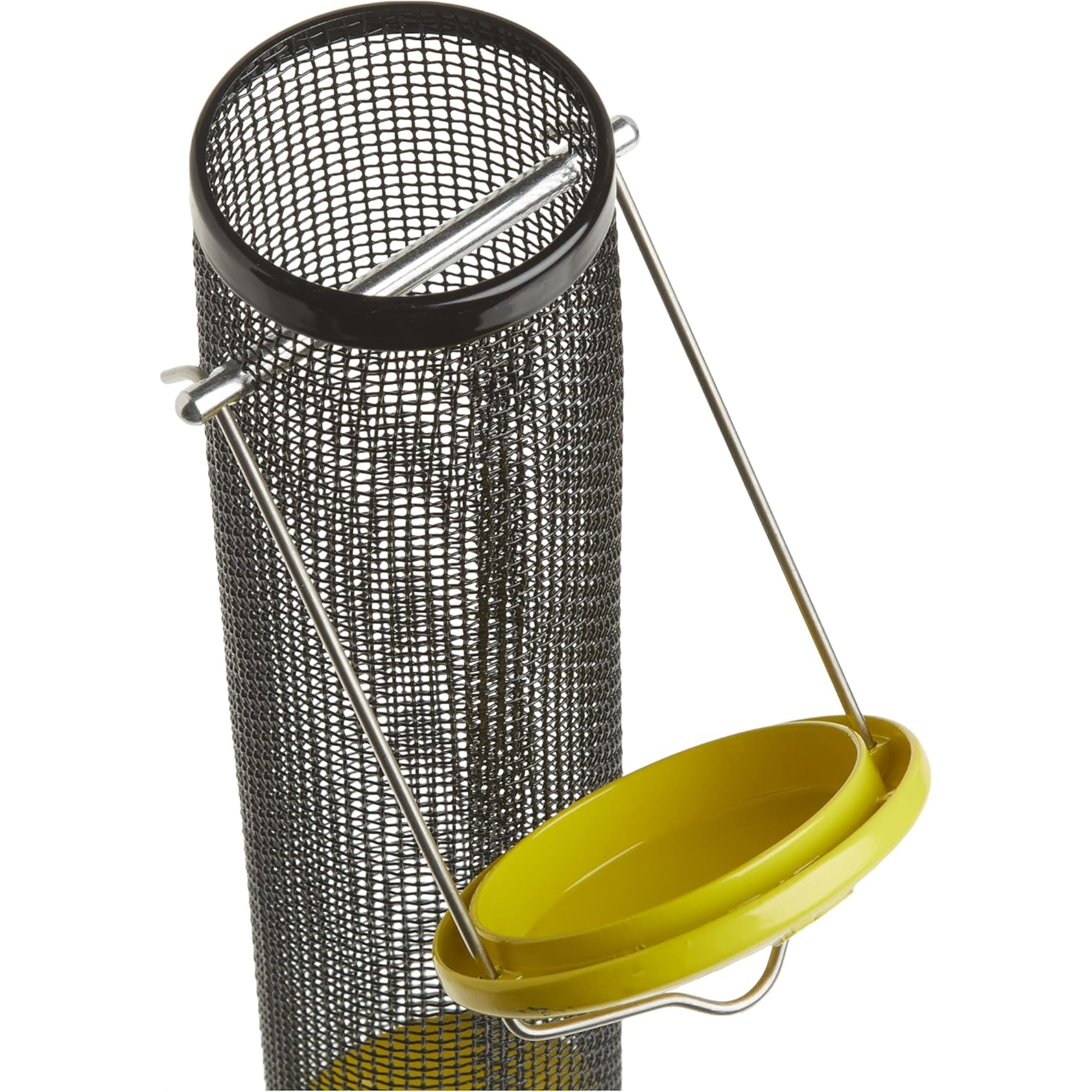 Woodlink Aluminum Finch Screen Tube Wild Bird Feeder, 1lb Seed Capacity