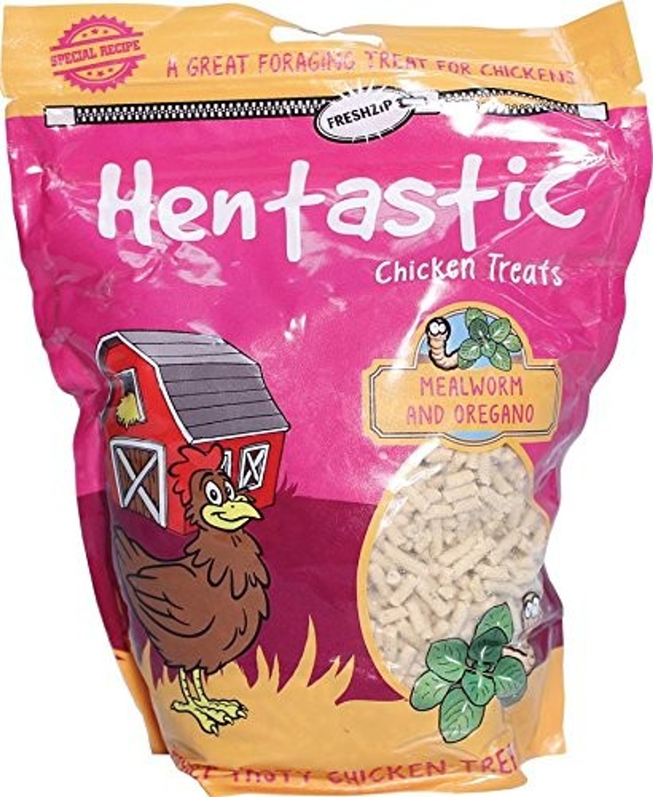 Unipet Usa Hentastic Mealworm & Oregano Chicken Treats, 16 Oz, 1Piece