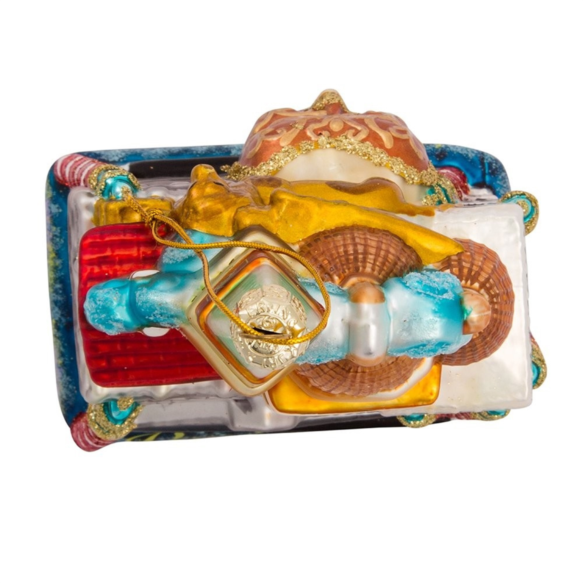 Kurt Adler 5-Inch Venice Cityscape Glass Ornament