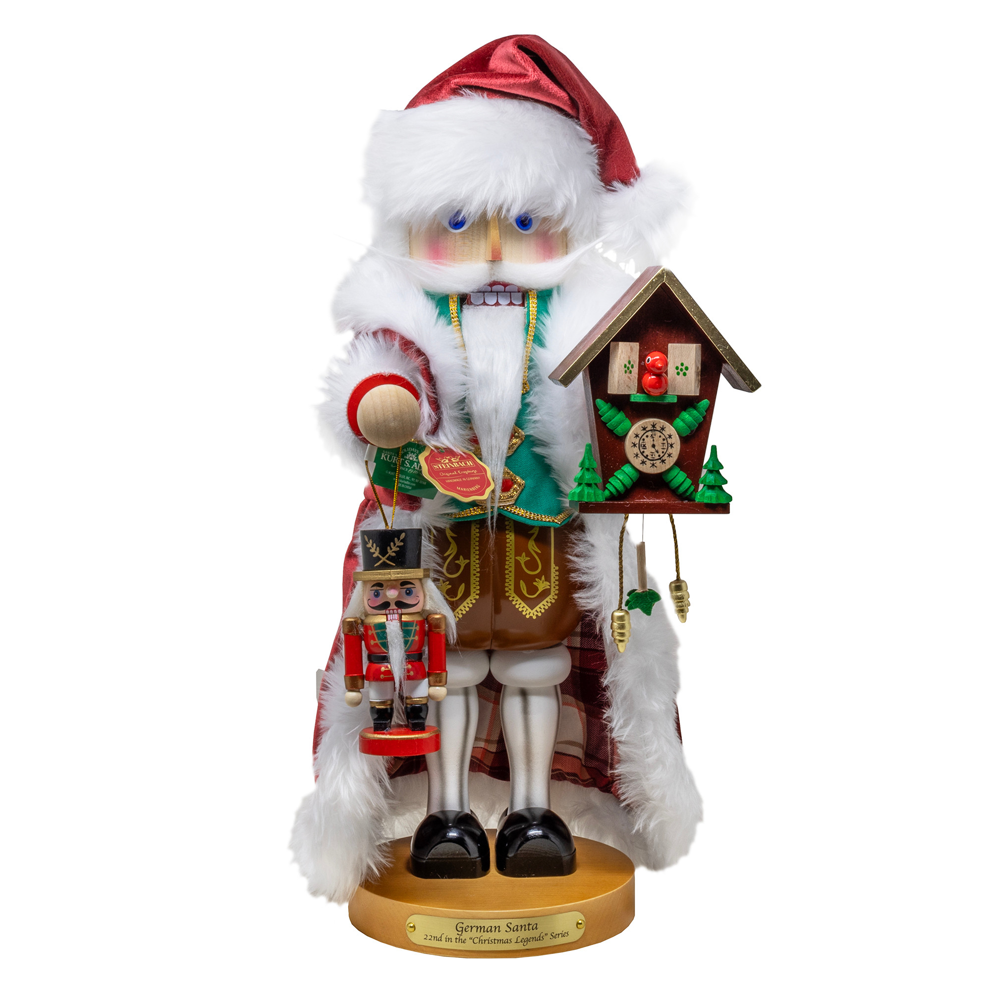 ドイツ STEINBACH シュタインバッハ 人形4体 クリスマスオーナメント ドイツ STEINBACH シュタインバッハ 人形4体 クリスマスオーナメント