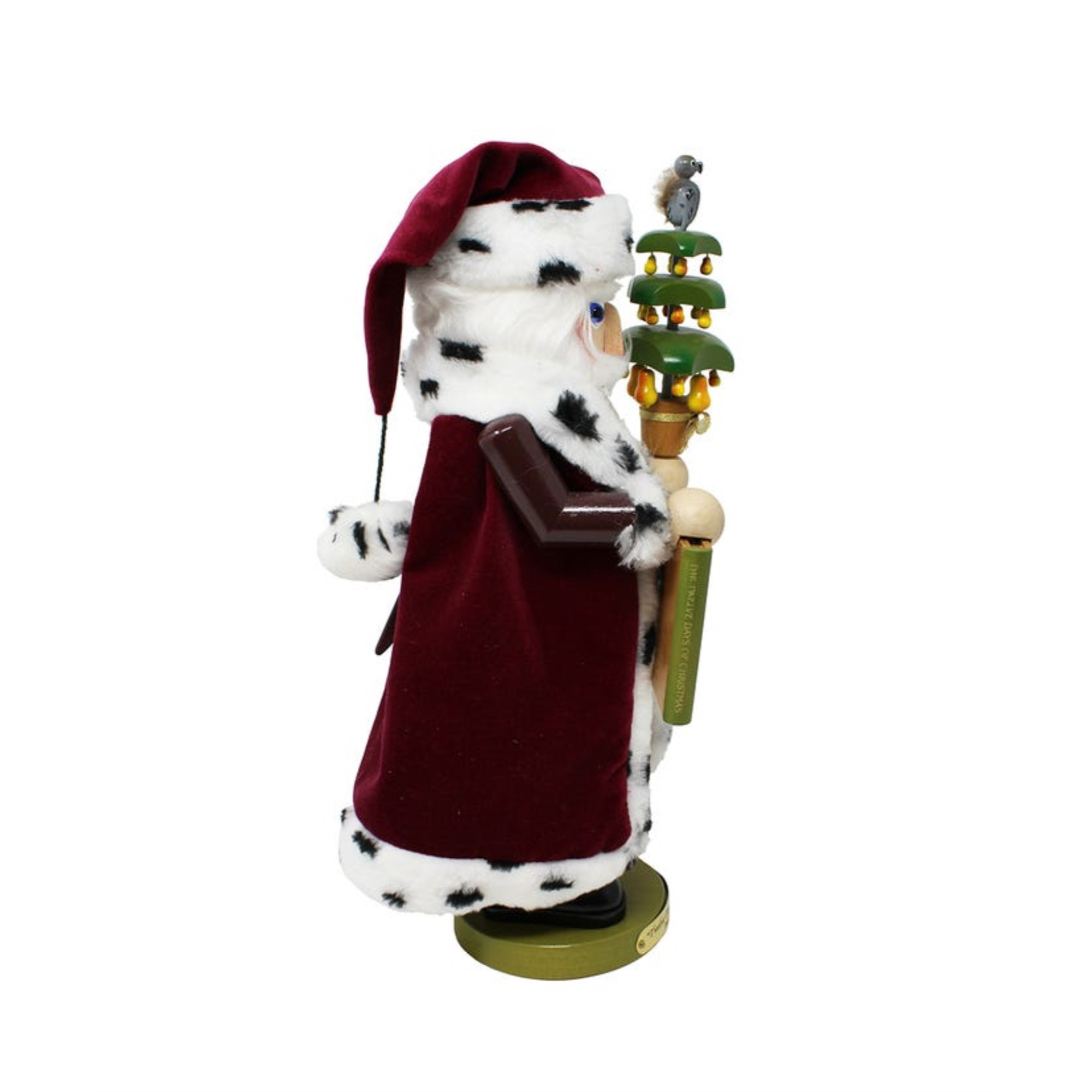 Steinbach Limited Edition Musical "Twelve Days of Christmas" Nutcracker, Pear Tree Santa, 17.5"