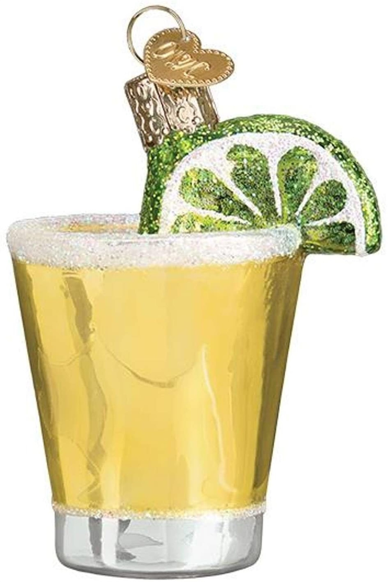 Old World Christmas Glass Blown Ornament for Christmas Tree, Tequila Shot