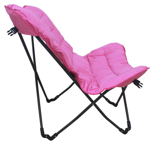 Zenithen Limited Pink Butterfly Folding Chair - Great Bedrooms, Rec-rooms, etc.