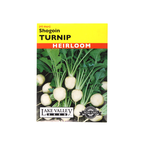 Lake Valley Seed Turnip, Shogoin Heirloom, 1.5g