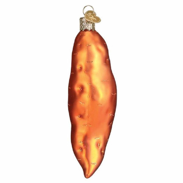 Old World Christmas Glass Blown Ornament, Sweet Potato (With OWC Gift Box)