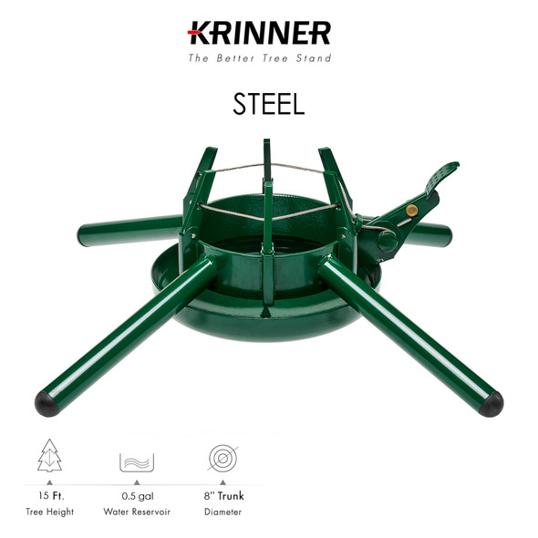KRINNER X-Series Christmas Tree Stand, Green - Esbenshades