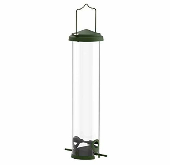 Stokes Classic Squirrel X7 Feeder, Powder-Coated Forest Green Finish