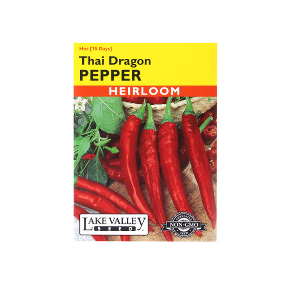 Lake Valley Seed Pepper, Hot Thai Dragon Heirloom, 0.30g