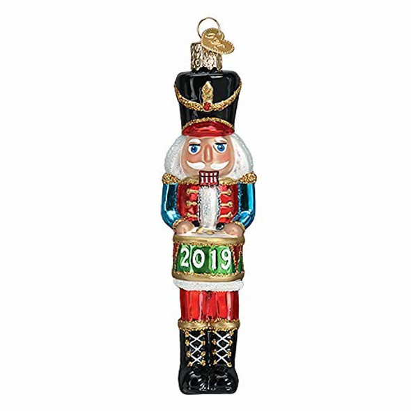 Old World Christmas 44132 Glass Blown 2019 Nutcracker Ornament