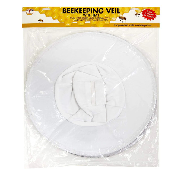 Little Giant Ventilated Beekeeping Protection Veil with Built-in Hat