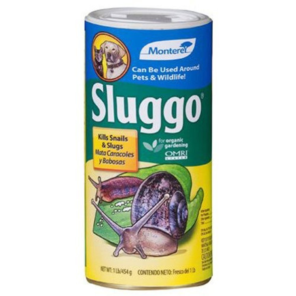 Monterey Sluggo Snail Bait Wildlife and Pet Safe Slug Killer- 1 lb/ 454 g