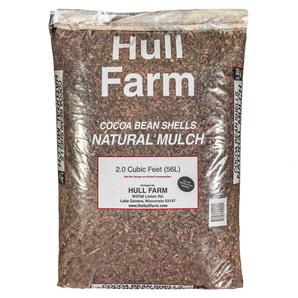 Hull Farm Cocoa Bean Shell Mulch, 2 Cubic Feet