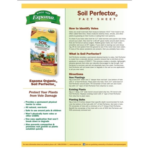 Espoma Soil Perfector — All-Natural Permanent Soil Conditioner for All Soil Types, 30lb