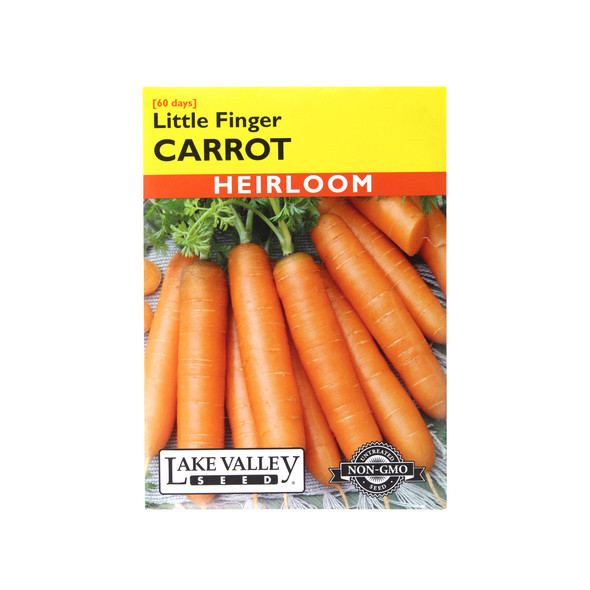 Lake Valley Seed Little Finger Carrot Heirloom Vegetable, 1g