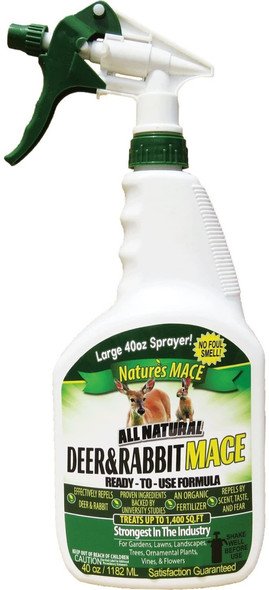 Nature's Mace (#DEERRTU3004) Deer & Rabbit MACE Ready-to-Use Spray, 40oz