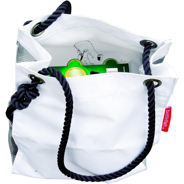 XXD Bottlefish White Submersible Bag – Keeps Beverages Cold for Diving/Swimming