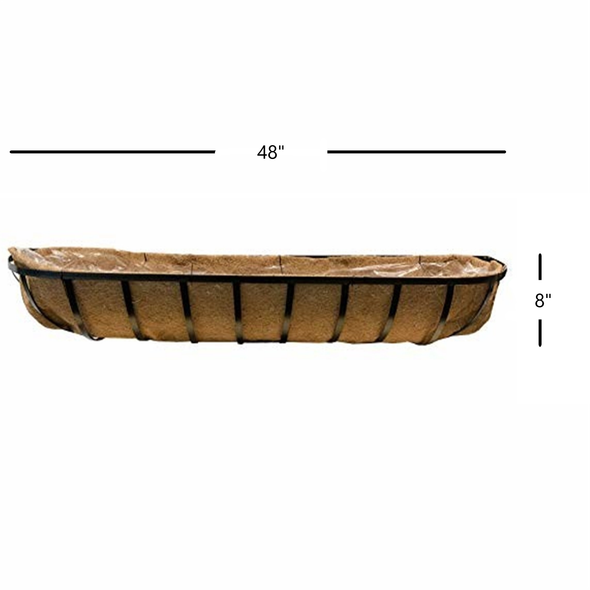 Gardener's Select GSAHTR48B Window or Deck Planter, 48in