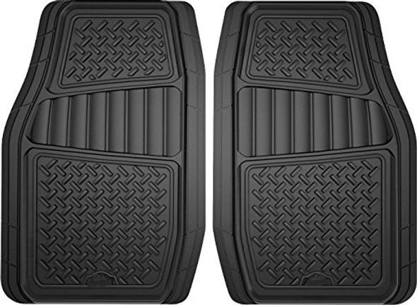 Armor All Custom Access 78831 2-Piece Grey All Season Truck/SUV Rubber Floor Mat