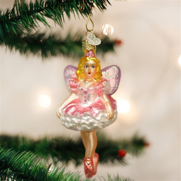 Old World Christmas Glass Blown Ornament for Christmas Tree, Sugar Plum Fairy