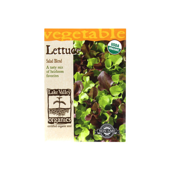 Lake Valley Seed Lettuce Organic Salad Mix, 1.5g