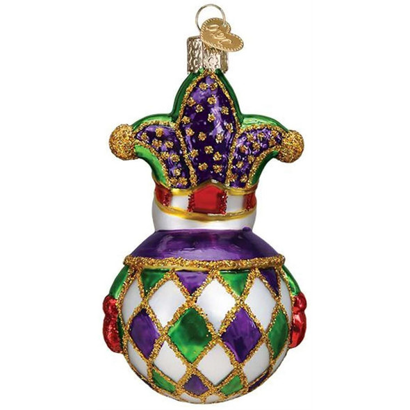 Old World Christmas Glass Blown Ornament for Christmas Tree, Harlequin Snowman