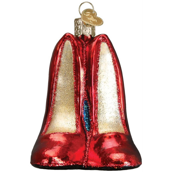 Old World Christmas Glass Blown Ornament for Christmas Tree, Glamour Heels