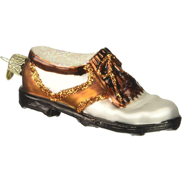 Old World Christmas Glass Blown Ornament for Christmas Tree, Golf Shoe
