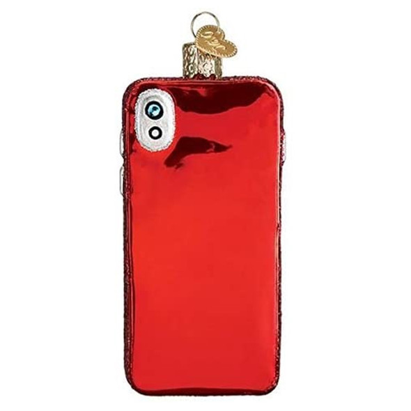 Old World Christmas Glass Blown Ornament for Christmas Tree, Smartphone