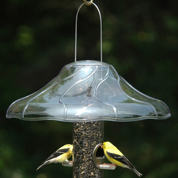 Aspects Fancy Swirl Squirrel-Proof Dome for Bird Feeders, 14in Diameter