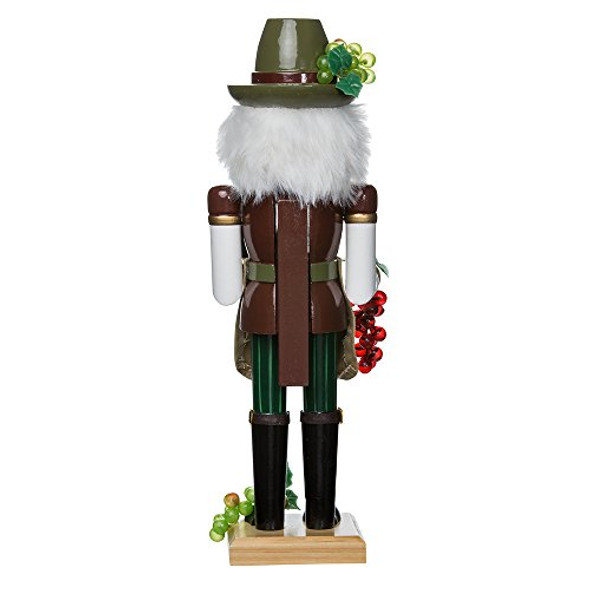 Kurt Adler (J1160) Wooden Wine Grower Nutcracker, 15"